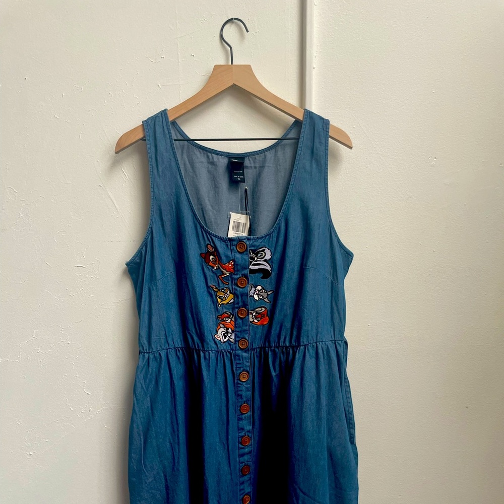 Disney Bambi Pinafore Dress, New With Tags - X-Large